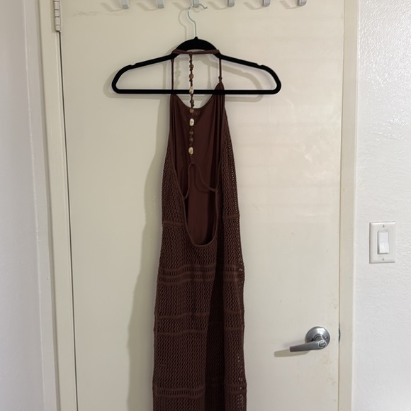 Beaded Crochet-Style Maxi Dress - Picture 7 of 8